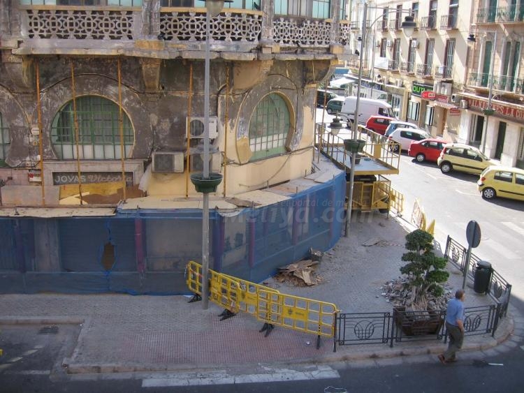 Obras, por fin, en la Casa de los Cristales