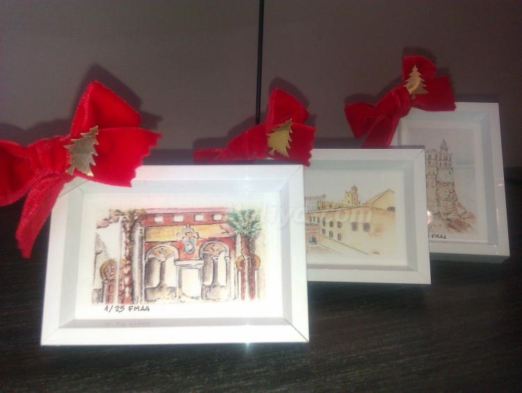 Acuarelas de bolsillo firmadas por Alemany para la Navidad 2011