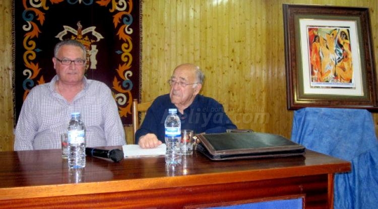 Juan Cantó (drch.) junto al presidente de la entidad