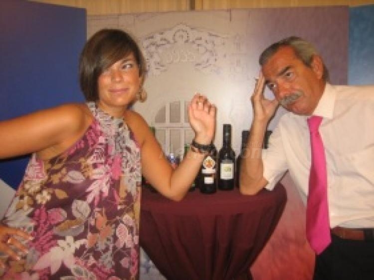 María José junto a su padre en uno de los millones de momentos que se han divertido juntos