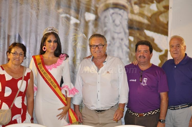 La Reina de la Casa de Melilla, Laura Armenta, paseó su belleza en la Feria de Melilla
