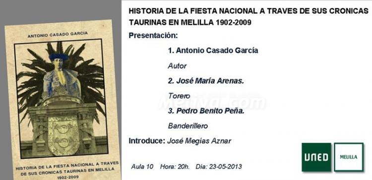 Presentación libro sobre la "Fiesta Nacional" en Melilla