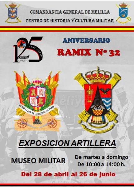 Ampliación Exposición: “125 años de Artillería” en el Museo Militar