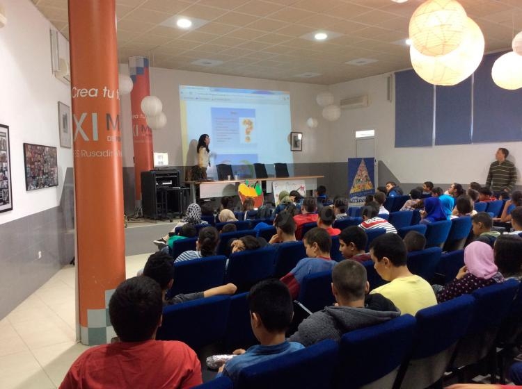 Ecoescuela del IES Rusadir enseña hábitos de alimentación saludables