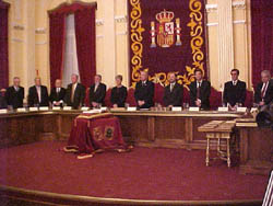 La corporación melillense de 1979 celebra un nuevo Pleno para conmemorar el nacimiento de la Constitución Española
