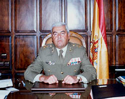 El comandante general de Ceuta aplaza su viaje a Melilla por el mal tiempo reinante en la ciudad ceutí