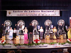 El 56.361, primer premio del sorteo especial "Cruz Roja" de la Lotería Nacional celebrado en Melilla