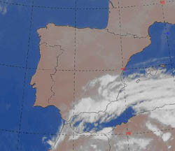 Continúa la situación de alerta en Melilla aunque se espera que poco a poco vaya remitiendo el temporal