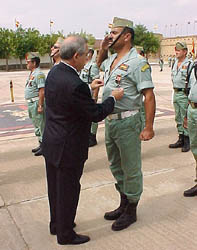 La Legión celebra su 83 Aniversario con un acto militar presidido por el comandante general de Melilla