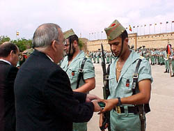 La Legión celebra su 83 Aniversario con un acto militar presidido por el comandante general de Melilla