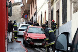 Explosiona una bombona de gas en un domicilio privado y produce dos heridos