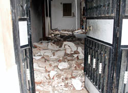 Explosiona una bombona de gas en un domicilio privado y produce dos heridos