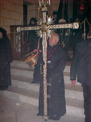 La lluvia evita la salida de la Soledad, uno de los pasos más esperados de la Semana Santa melillense