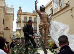 Una gran granizada puso fin al Encuentro del Domingo de Resurrección