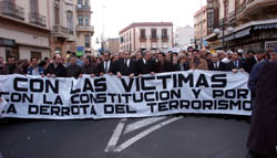 Melilla se une al dolor de Madrid con una manifestación sin precedentes