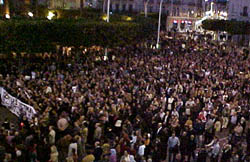 Melilla se une al dolor de Madrid con una manifestación sin precedentes