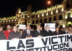 Melilla se une al dolor de Madrid con una manifestación sin precedentes