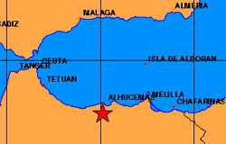 Nuevos movimientos sísmicos en Alhucemas se sienten en Melilla