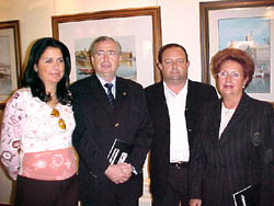 Inaugurada la exposición homenaje de la obra de Mateo Bazataquí