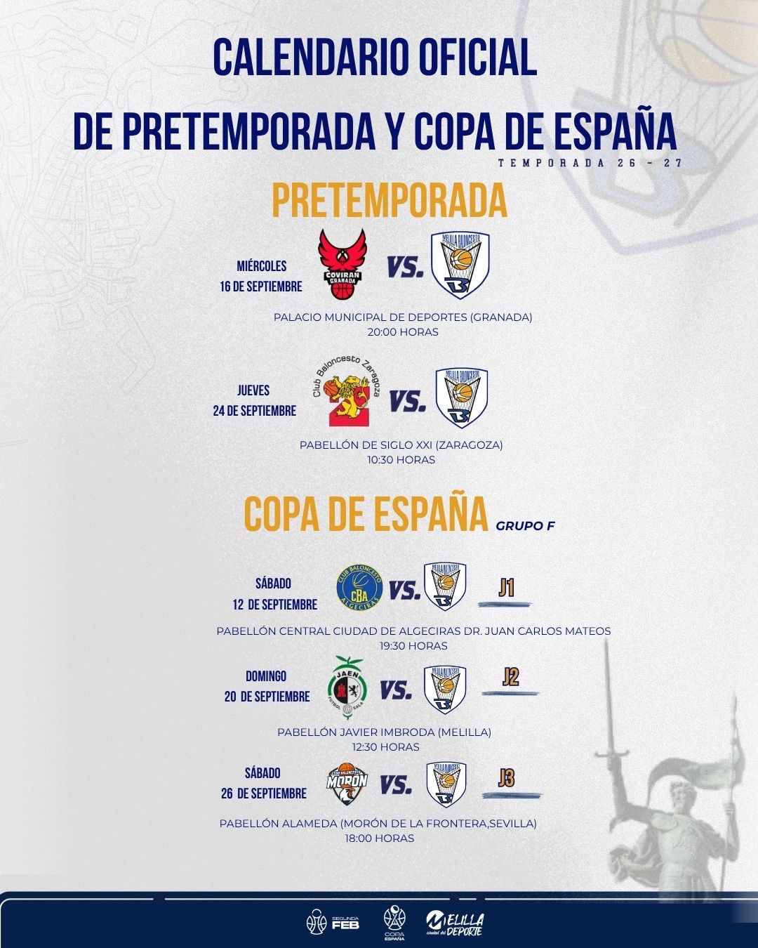 Imagen de la noticia: El Melilla Ciudad del Deporte ultima su pretemporada con cinco partidos en septiembre