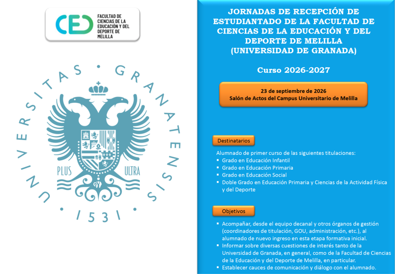 Imagen de la noticia: Faedumel celebra el 23 de septiembre la recepción a estudiantes de nuevo ingreso