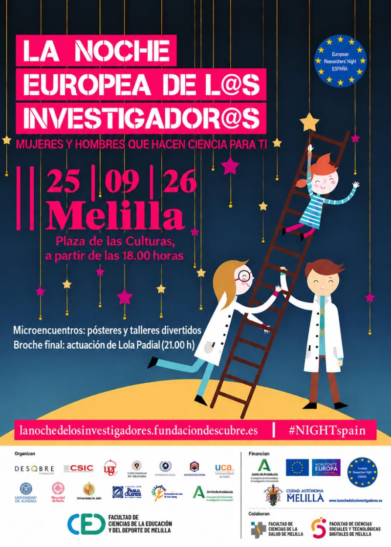 Imagen de la noticia: Melilla acoge el viernes 25 de septiembre la Noche de los Investigadores