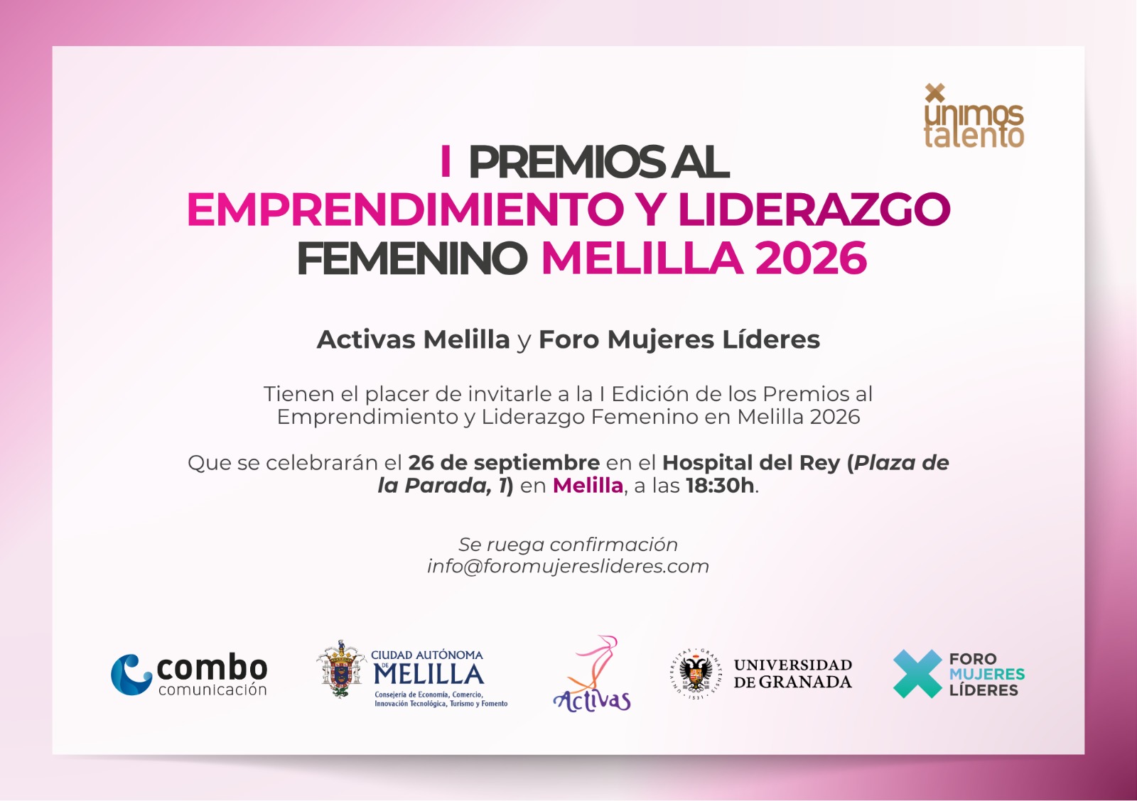 Imagen de la noticia: Melilla celebra hoy la primera edición de los Premios al Emprendimiento y Liderazgo Femenino