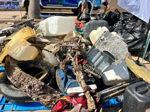 Imagen de la noticia: La XII Gran Limpieza de fondos marinos retira 1.200 kilos de residuos en Horcas Coloradas