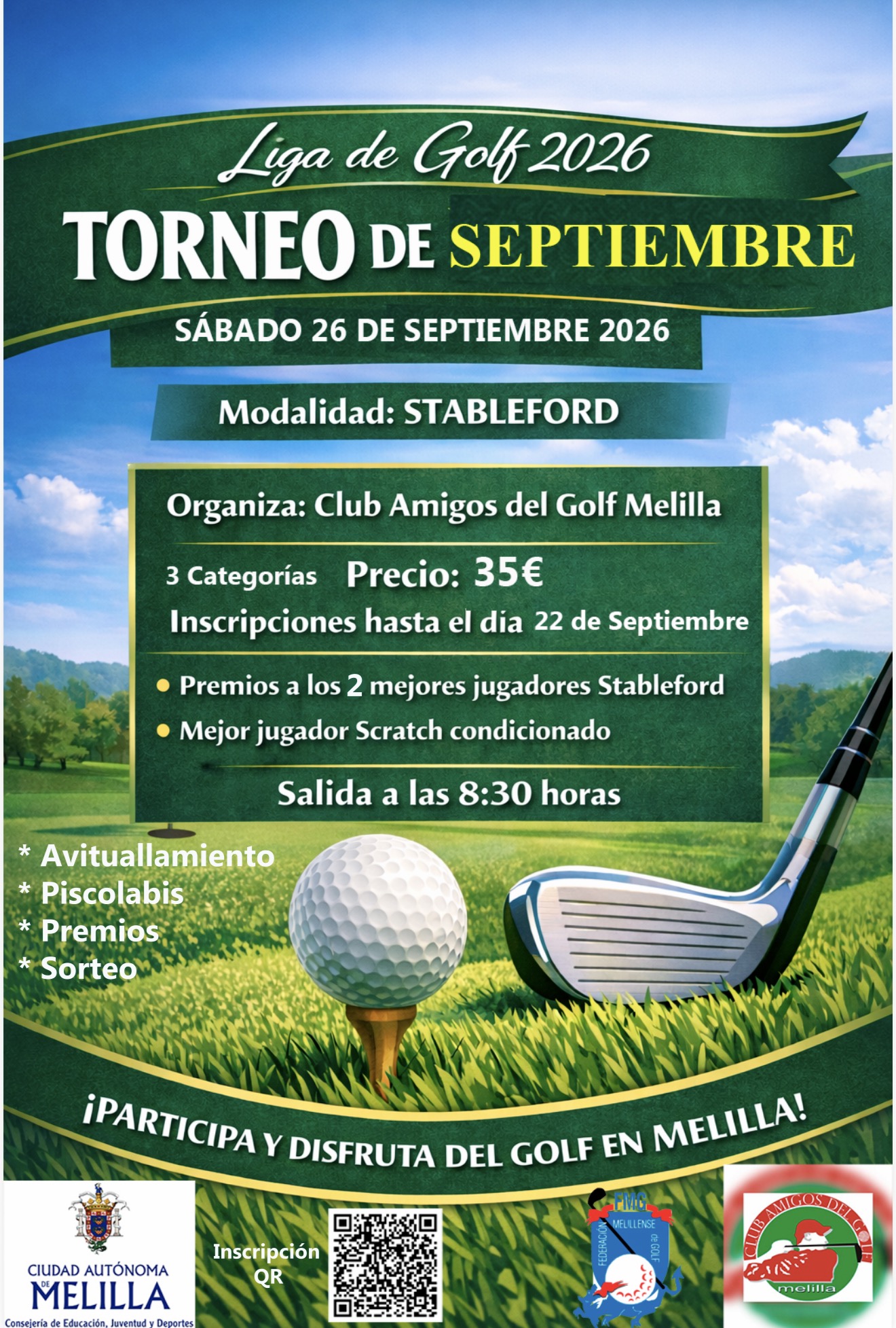 Imagen de la noticia: El Club Amigos del Golf celebra la cuarta prueba de su Liga 2026