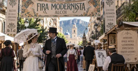 Imagen de la noticia: Melilla busca volver a la red europea del Modernismo tras visitar Alcoy