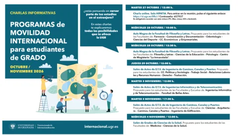Imagen de la noticia: La UGR convoca una sesión online sobre movilidad internacional para Ceuta y Melilla