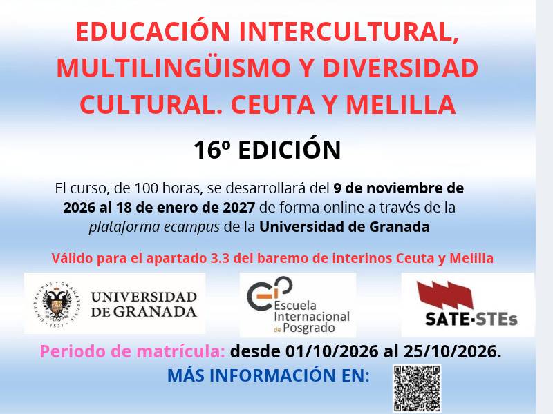 Imagen de la noticia: SATE-STEs abre matrícula para un curso de educación intercultural válido en el baremo de interinos