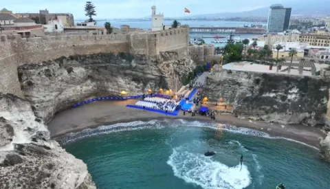 Imagen de la noticia: Melilla inaugura los II Juegos del Agua con un desfile y una ceremonia en el mar