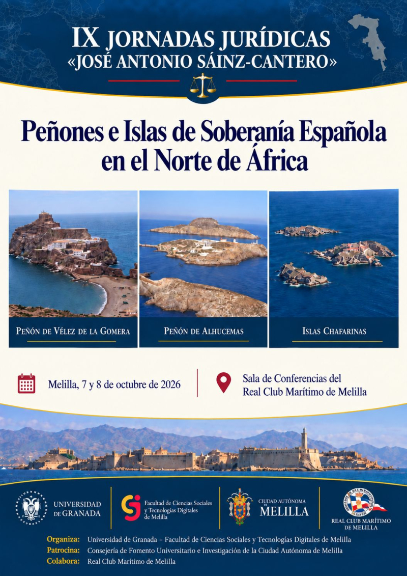 Imagen de la noticia: Melilla acoge las IX Jornadas Jurídicas sobre los peñones e islas de soberanía