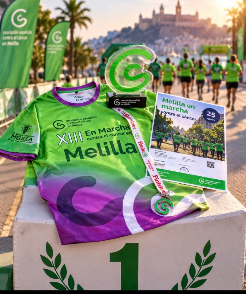 Imagen de la noticia: Melilla celebra el 25 de octubre la XIII Carrera En Marcha contra el Cáncer