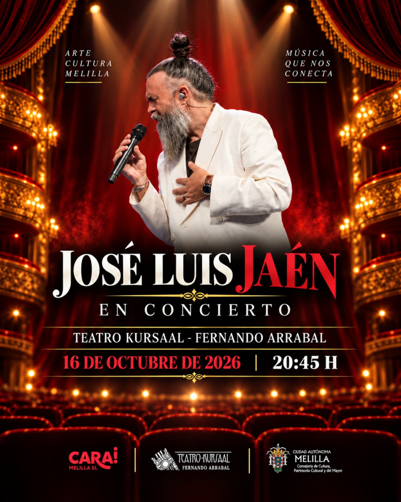 Imagen de la noticia: José Luis Jaén actuará el 16 de octubre en el Teatro Kursaal de Melilla