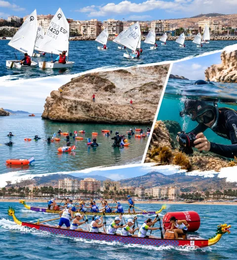 Imagen de la noticia: Los Juegos del Agua suman vela, piragüismo y submarinismo y afrontan su recta final