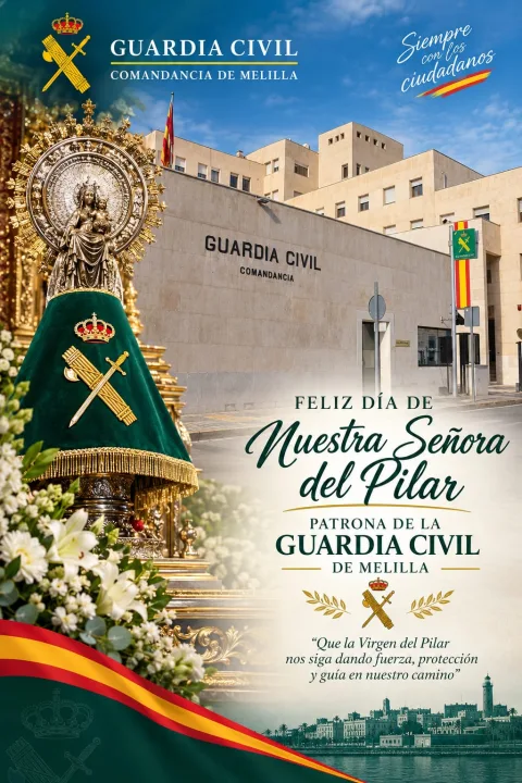 Imagen de la noticia: La Guardia Civil celebra a su patrona y repasa un año marcado por los asaltos de julio