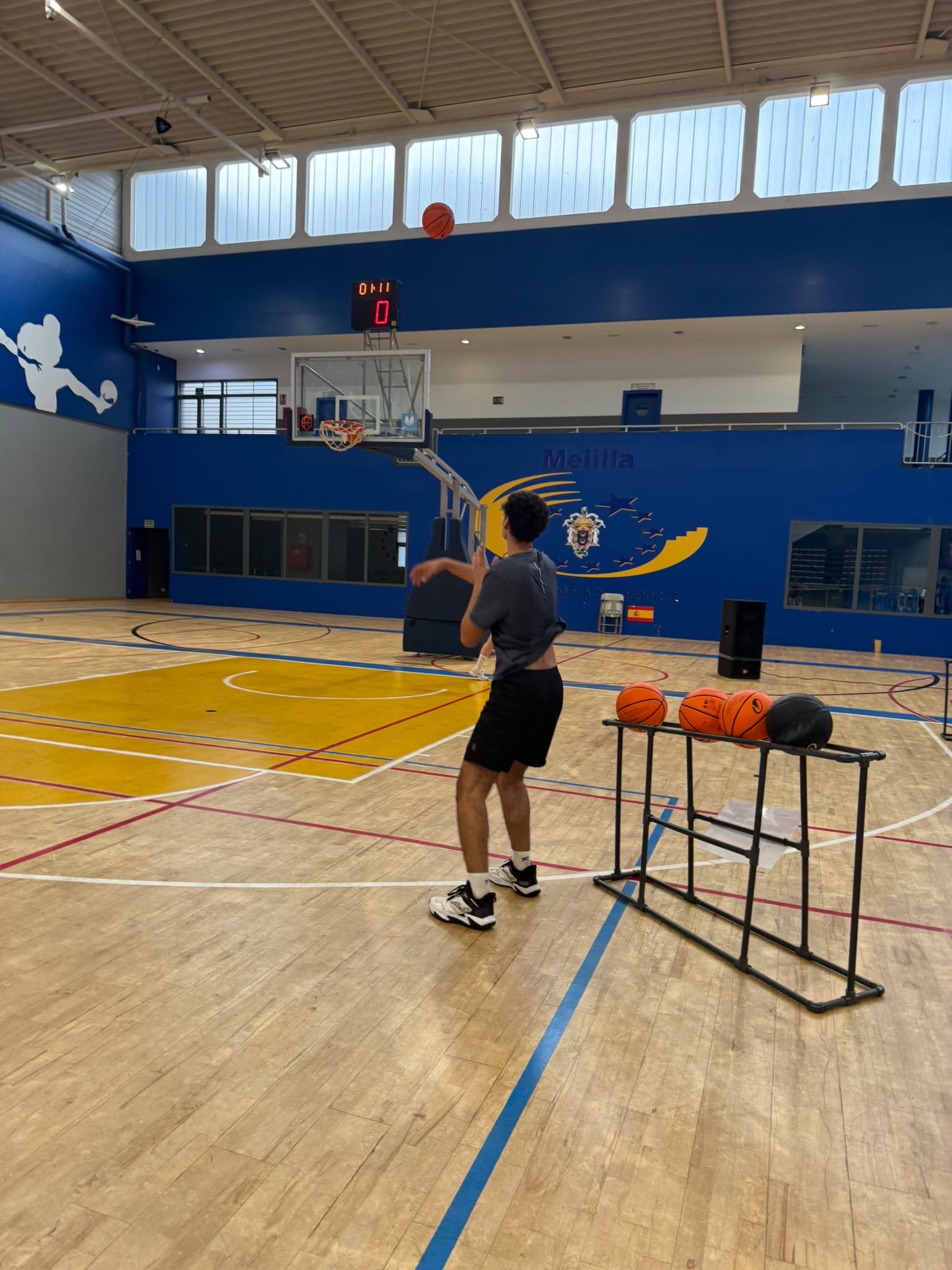 Imagen de la noticia: El Concurso de Triples de la Federación Melillense de Baloncesto celebra su segunda jornada