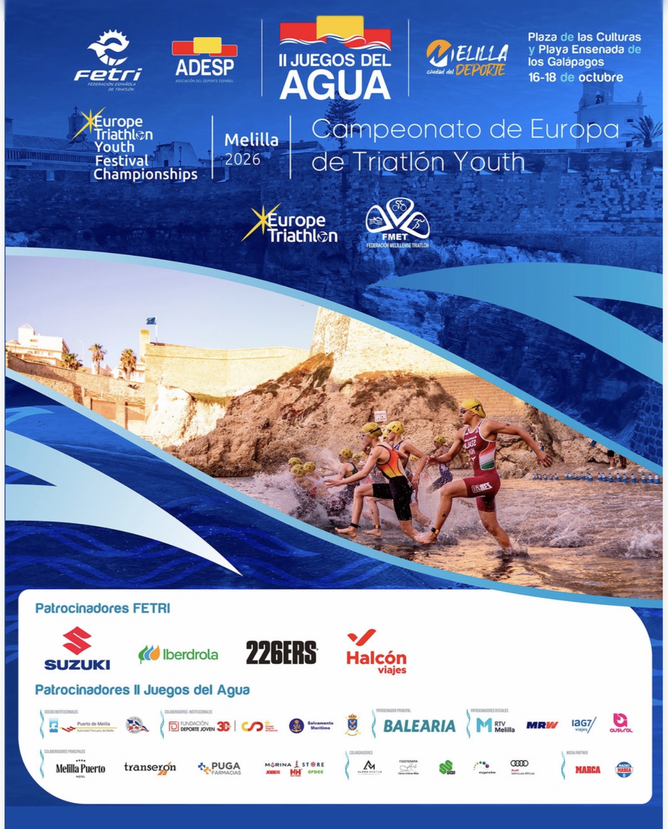 Imagen de la noticia: Melilla acoge el Europeo de Triatlón Youth con 31 países y casi 150 deportistas