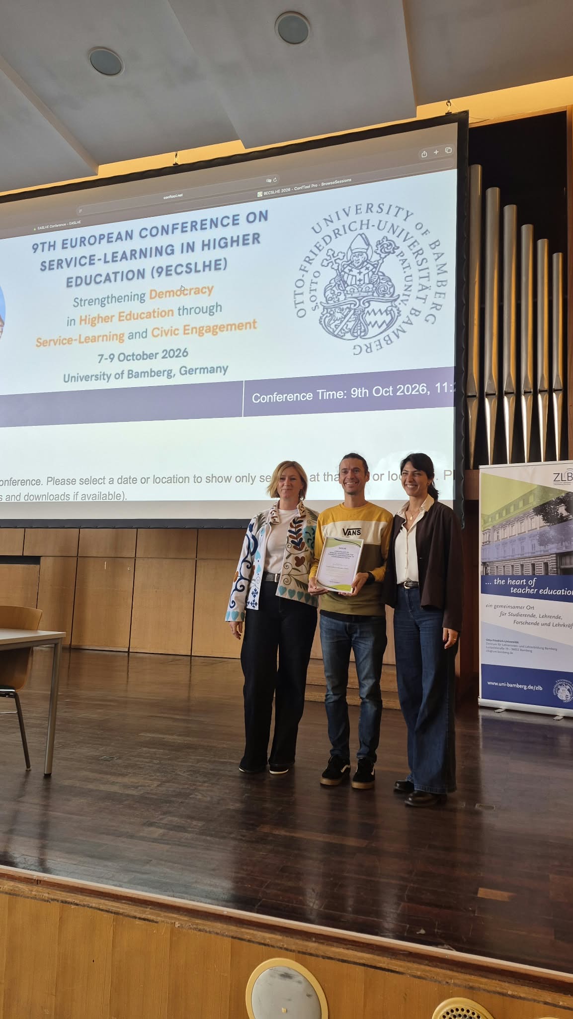 Imagen de la noticia: Un proyecto de la UGR en Melilla, premiado en el congreso europeo de Aprendizaje-Servicio