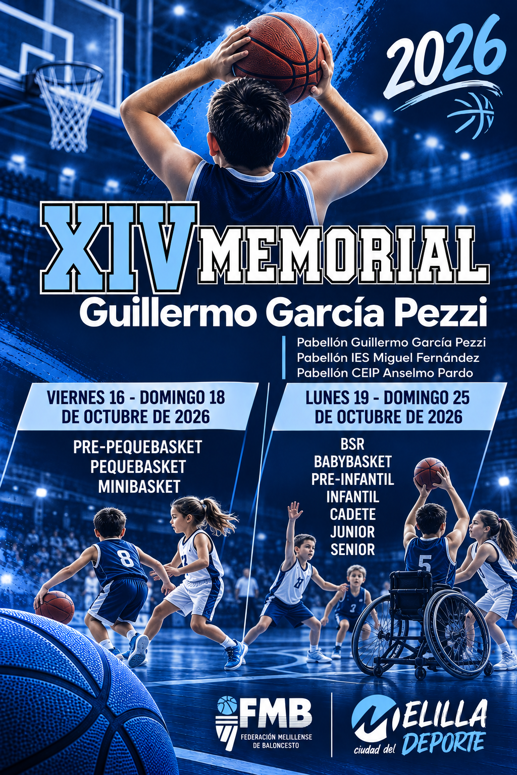 Imagen de la noticia: El XIV Torneo Pezzi de baloncesto arranca en Melilla