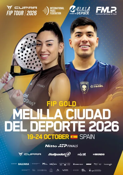 Imagen de la noticia: Melilla acoge del 19 al 24 de octubre el torneo FIP Gold de pádel