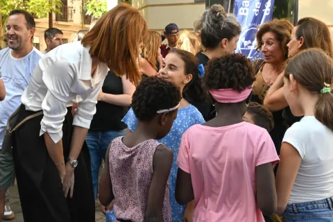 Imagen de la noticia: Sabrina Moh participa en el Día Mundial de la Alimentación con el Banco de Alimentos