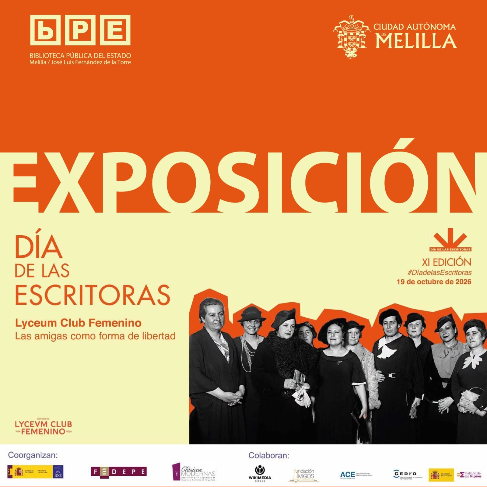 Imagen de la noticia: La Biblioteca acoge una exposición sobre el Lyceum Club Femenino por el Día de las Escritoras