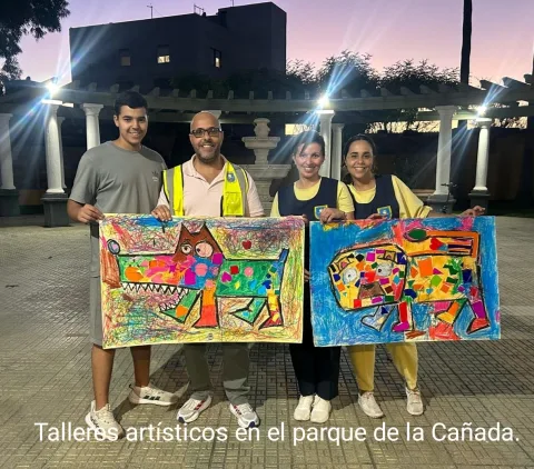 Imagen de la noticia: Mensajeros de la Paz lleva talleres de lectura y arte a menores de La Cañada