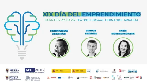 Imagen de la noticia: Melilla celebra el martes 27 el XIX Día del Emprendimiento en el Kursaal
