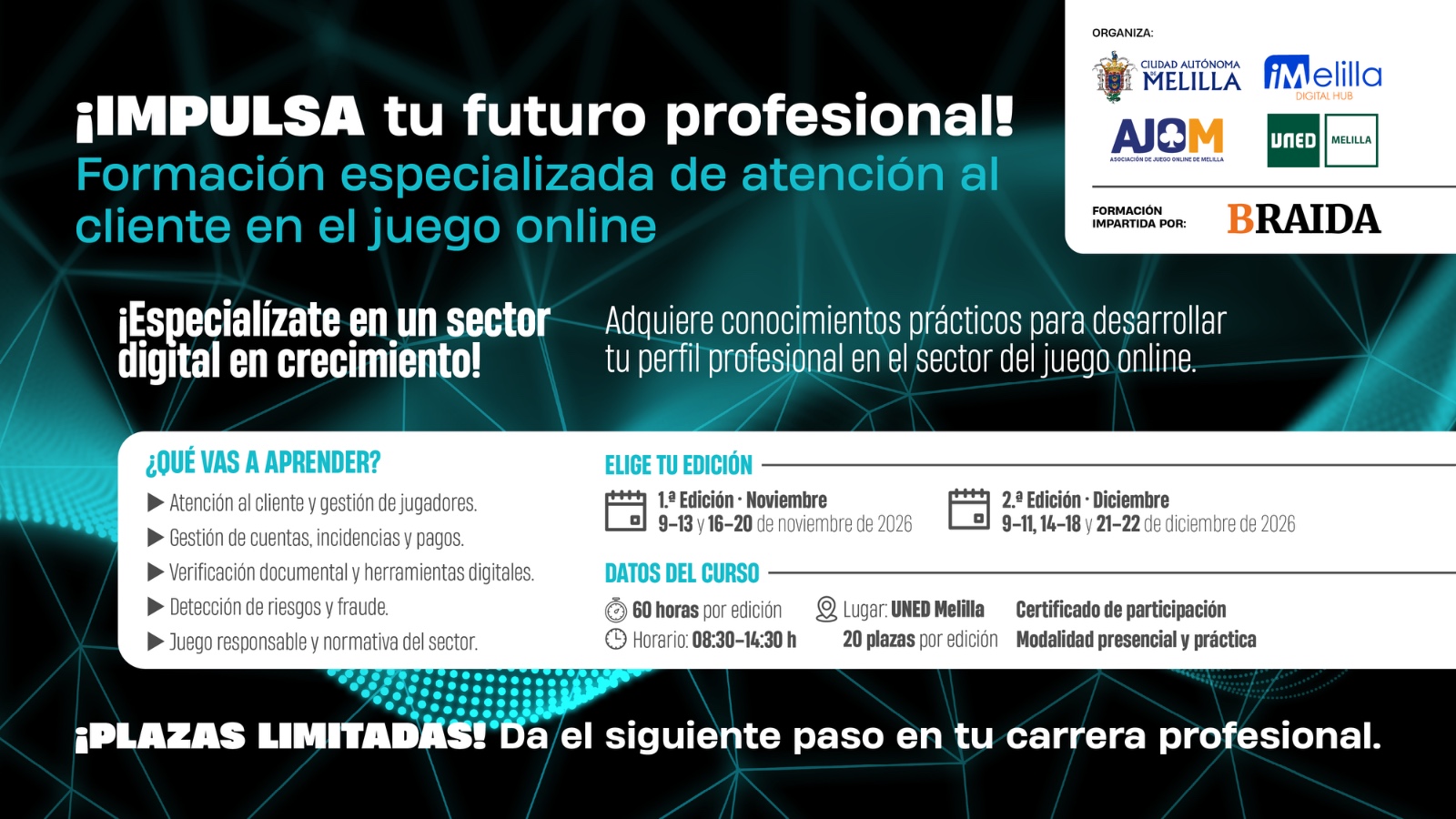 Imagen de la noticia: Nuevos cursos de atención al cliente en el juego online: 40 plazas en noviembre y diciembre