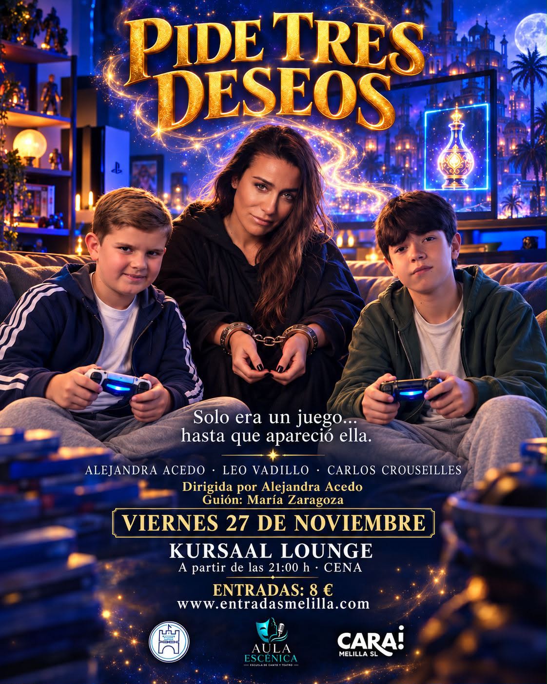 Imagen de la noticia: Aula Escénica estrena «Pide tres deseos» en el Kursaal Lounge