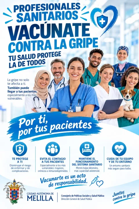 Imagen de la noticia: Melilla inicia la campaña de vacunación contra la gripe